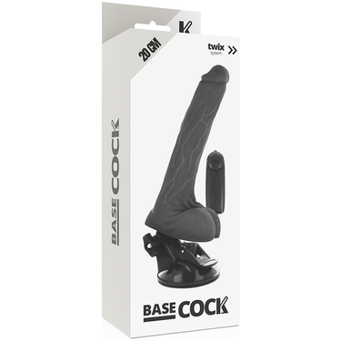 Vibrating Dildo Realistico BASECOCK con Telecomando e Base Ventosa
